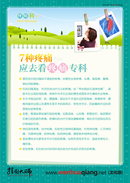 7種疼痛應去看疼痛專科