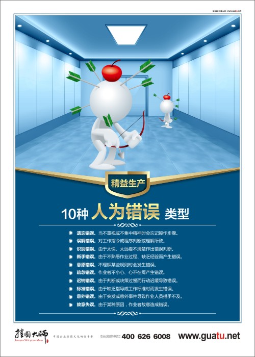 10種人為錯(cuò)誤類(lèi)型 精益生產(chǎn)的口號(hào)