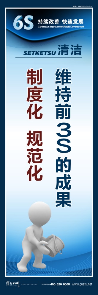 6s口號(hào) 維持前3S的成果 制度化、規(guī)范化